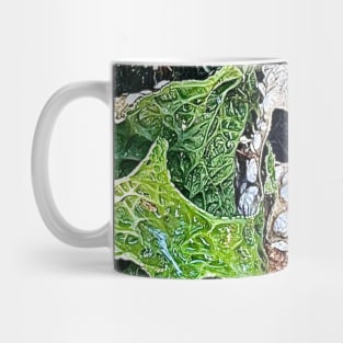 Camouflage Natures line art Mug